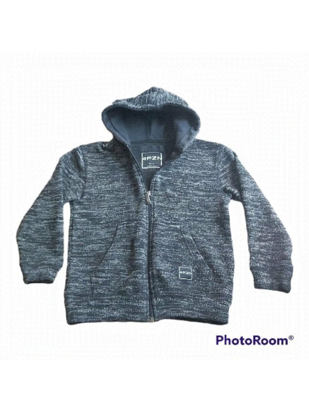 Rpzn Boys Black/White Zip Hoodie | Long Sleeve | Size Small | Style 75861